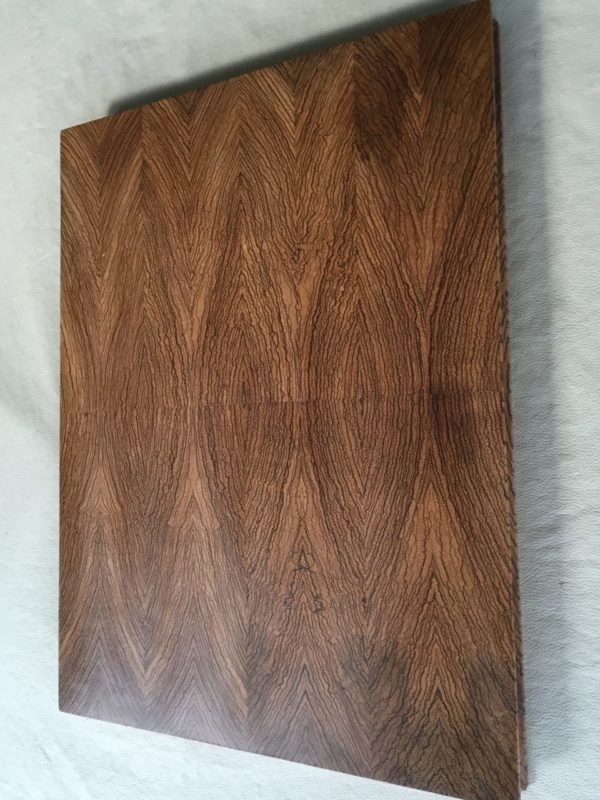 Zebrawood large cutting board 18.5 x 14 x 1.125" - Image 2