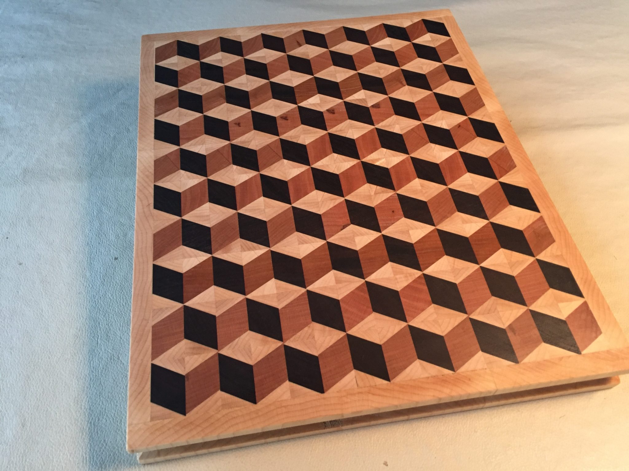 3d wood cutting board plans